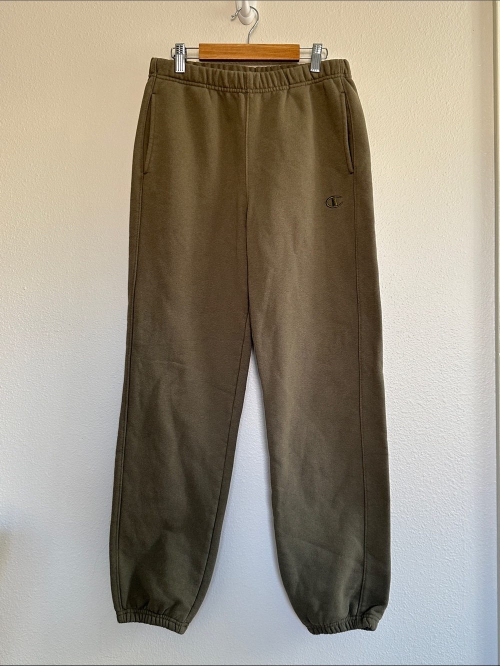 Champion Olive Fleece Men's Jogger Sweat Pants